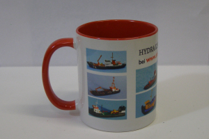 Mug III "Tugs and construction vessel"  (1 p.) - red -